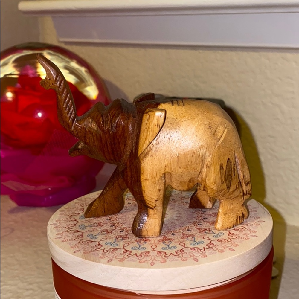 Wooden elephant